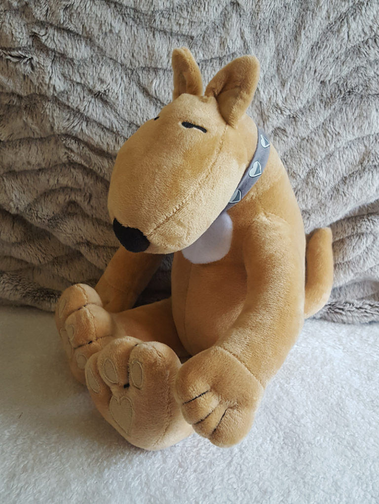 plush bull terrier