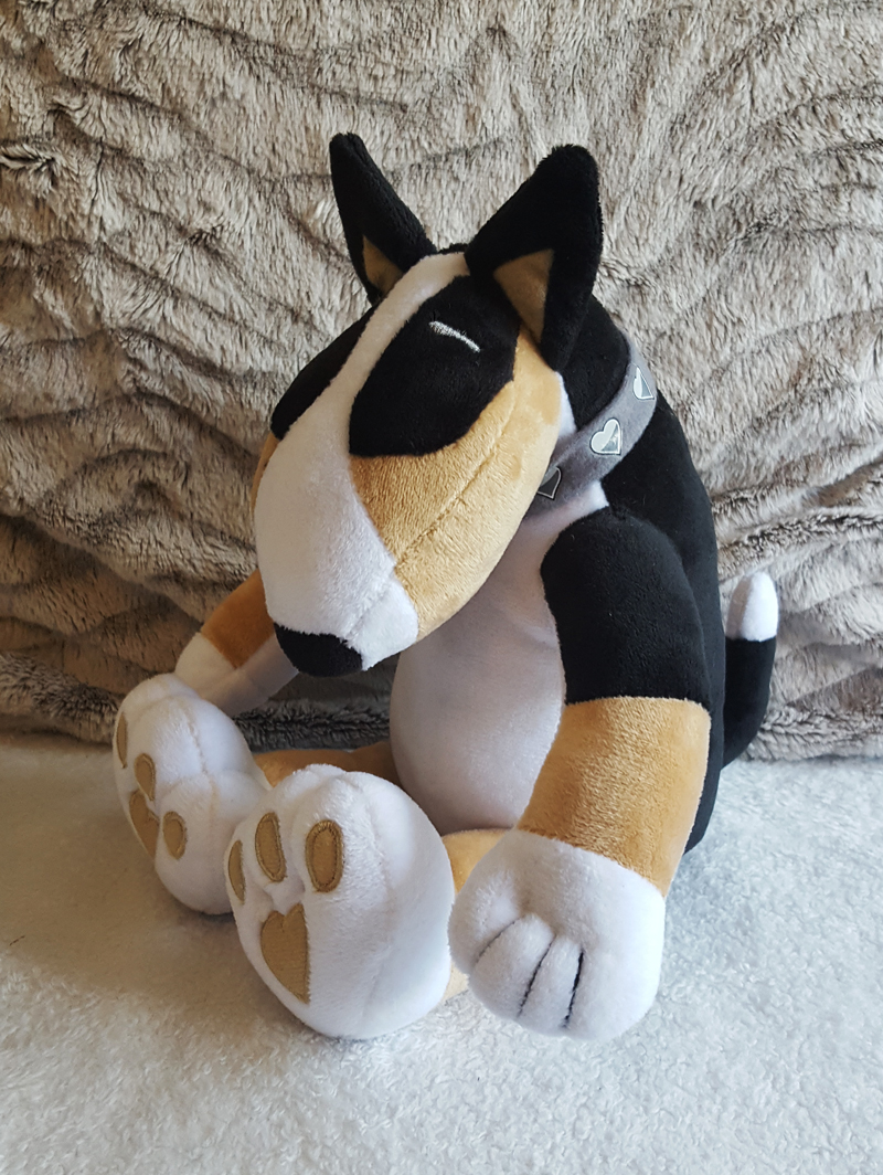 plush bull terrier